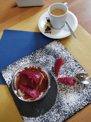 Best tiramisu EVER. at Selezione Naturale in Turin