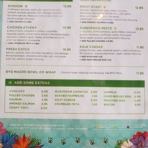 Menu at The Hive in Santa Monica