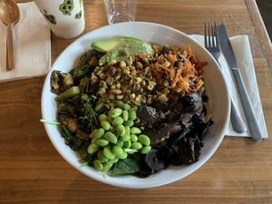 Shroom Bowl #Veganuary at The Hive in Santa Monica
