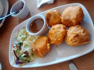 Aloo tikki at Ranjit's Kitchen in Glasgow