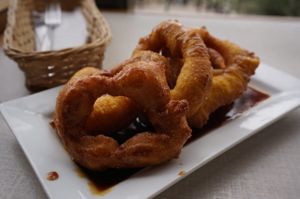Picarones (Vegan) at La Posada del Mirador in Lima