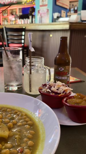 Great vibe near the bar!  at Red Stripes Caribbean Cuisine and Lounge in Bluffton