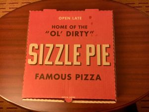 Delivery at Sizzle Pie - W Burnside in Portland