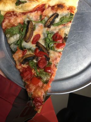 Vegan pizza at Sizzle Pie - W Burnside in Portland