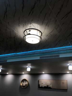 Lighting  at Bodhi Kosher Vegetarian Restaurant in New York City