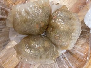 Dumpling  at Bodhi Kosher Vegetarian Restaurant in New York City