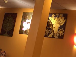 Decoration  at Bodhi Kosher Vegetarian Restaurant in New York City