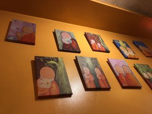 Decoration  at Bodhi Kosher Vegetarian Restaurant in New York City