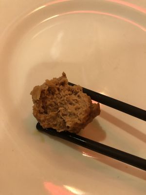 Steamed veg meat ball at Bodhi Kosher Vegetarian Restaurant in New York City
