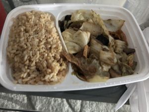 Buddha Delight lunch special  at Bodhi Kosher Vegetarian Restaurant in New York City