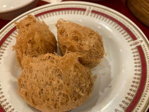 Fried Taro Dumpling at Bodhi Kosher Vegetarian Restaurant in New York City