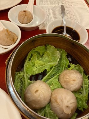 Steamed Soup Dumpling (xiao long bao) at Bodhi Kosher Vegetarian Restaurant in New York City
