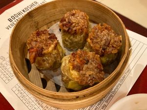 Sticky Rice Shiumai at Bodhi Kosher Vegetarian Restaurant in New York City