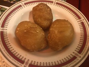 5. Fried sticky rice dumpling 🥟   at Bodhi Kosher Vegetarian Restaurant in New York City