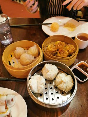 Vegan dim sum at Bodhi Kosher Vegetarian Restaurant in New York City