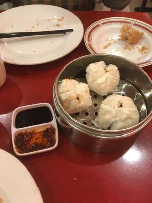 Meat buns   at Bodhi Kosher Vegetarian Restaurant in New York City