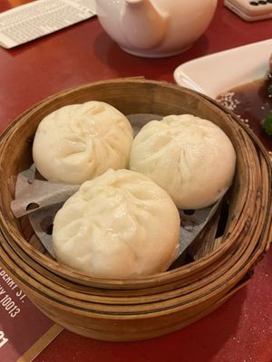 Vegetable steamed buns   at Bodhi Kosher Vegetarian Restaurant in New York City