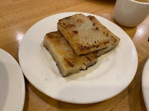 Taro Cake at Bodhi Kosher Vegetarian Restaurant in New York City