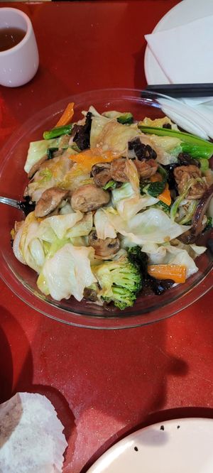 House special Buddha's Delight at Bodhi Kosher Vegetarian Restaurant in New York City