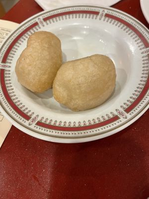 Fried bun  at Bodhi Kosher Vegetarian Restaurant in New York City