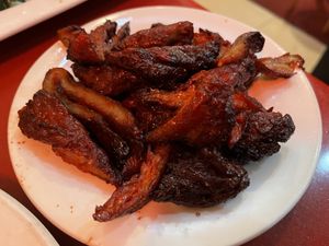 bbq “meat” - OUTSTANDING  at Bodhi Kosher Vegetarian Restaurant in New York City