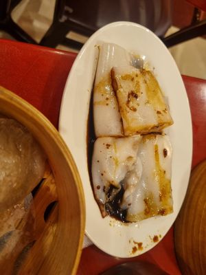 "Shrimp" at Bodhi Kosher Vegetarian Restaurant in New York City