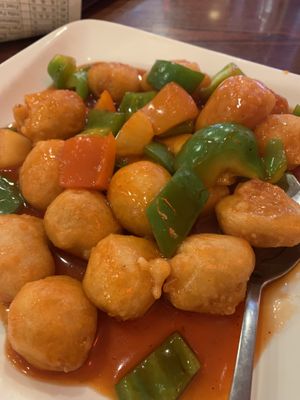 Sweet & r Tofu  at Bodhi Kosher Vegetarian Restaurant in New York City