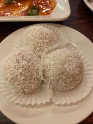 Sesame Balls  at Bodhi Kosher Vegetarian Restaurant in New York City