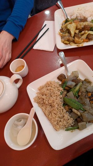 Lunch menu at Bodhi Kosher Vegetarian Restaurant in New York City