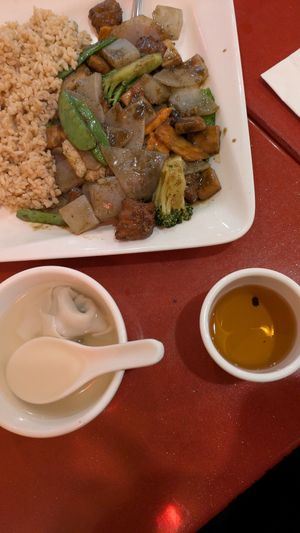 Lunch special at Bodhi Kosher Vegetarian Restaurant in New York City