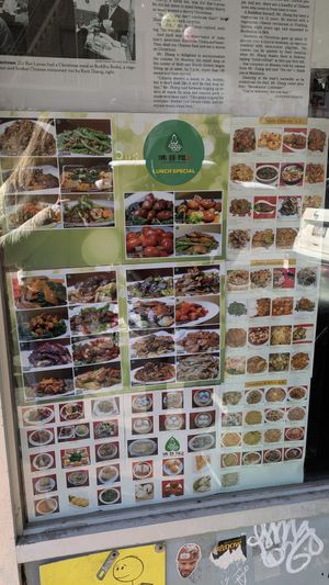 Menu at Bodhi Kosher Vegetarian Restaurant in New York City