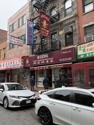   at Bodhi Kosher Vegetarian Restaurant in New York City