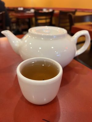 Complimentary Tea  at Bodhi Kosher Vegetarian Restaurant in New York City