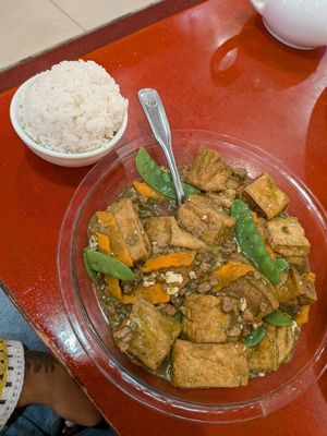 Cedar tofu at Bodhi Kosher Vegetarian Restaurant in New York City