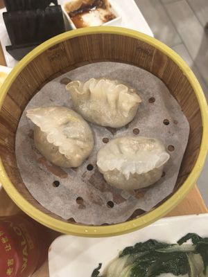 Dumplings  at Bodhi Kosher Vegetarian Restaurant in New York City