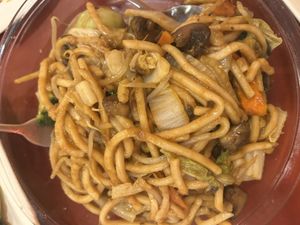 Noodles  at Bodhi Kosher Vegetarian Restaurant in New York City