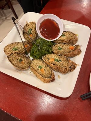 Seaweed rolls. Couldnt finish these, unappetizing    at Bodhi Kosher Vegetarian Restaurant in New York City