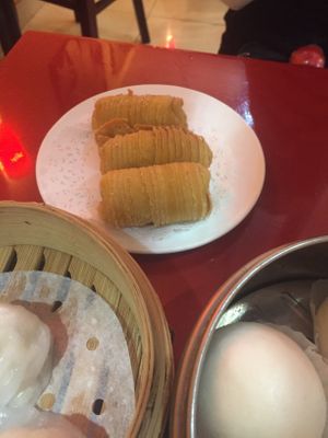 Durian pastry at Bodhi Kosher Vegetarian Restaurant in New York City
