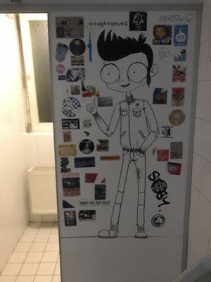 Wc at Alaska Bar in Berlin