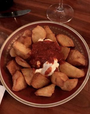 Patatas bravas at Alaska Bar in Berlin