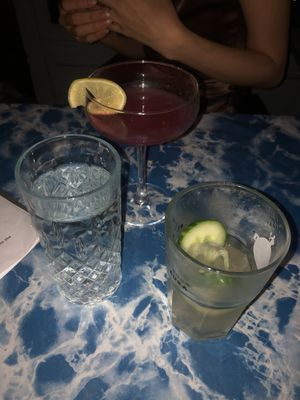 Cosmo, water, virgin mule   at Alaska Bar in Berlin