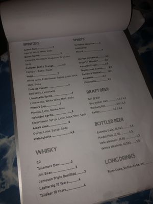 Drinks   at Alaska Bar in Berlin