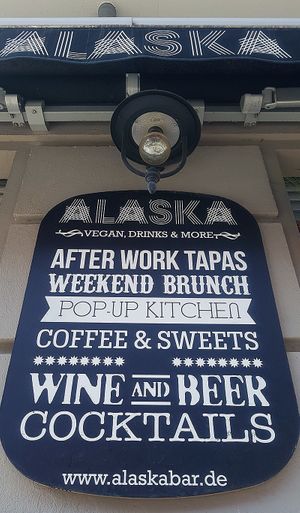 Logo at Alaska Bar in Berlin