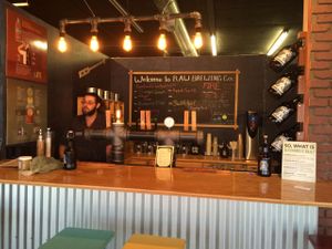 Kombucha bar at One Kombucha in Lake Park