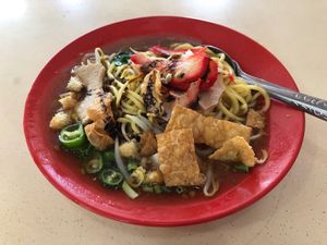 Mee rebus  at 3 Treasures 三寶齋 - AMK in Northeast Singapore