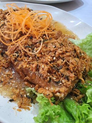 Meat floss toufu ~ CNY DAY 2 at 3 Treasures 三寶齋 - AMK in Northeast Singapore