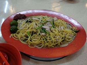 炒福建面 Hokkien Noodles at 3 Treasures 三寶齋 - AMK in Northeast Singapore