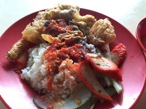 chicken rice at 3 Treasures 三寶齋 - AMK in Northeast Singapore