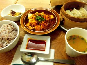 Mapo tofu menu. So good !  at T's Tan Tan in Sendai
