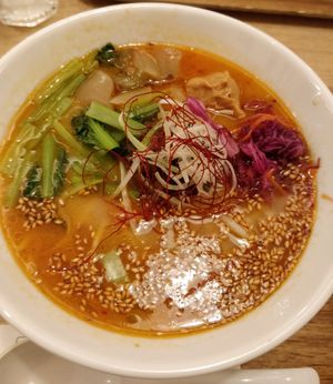 Golden sesame noodles at T's Tan Tan in Sendai